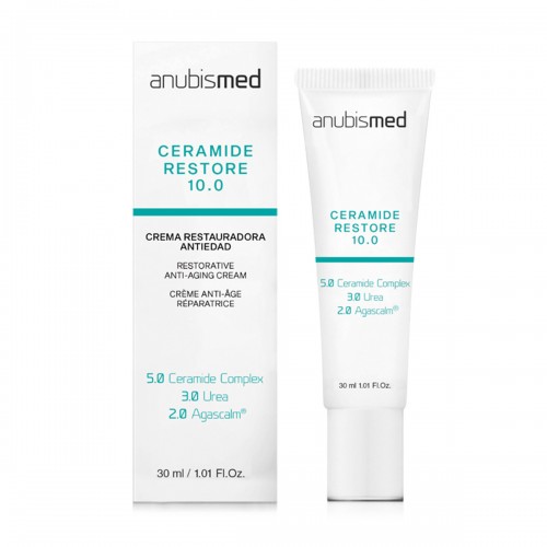 Restorative anti-aging cream Cеramide Restore 10.0 Anubismed / Восстанавливающий крем против старения с церамидами 30ml